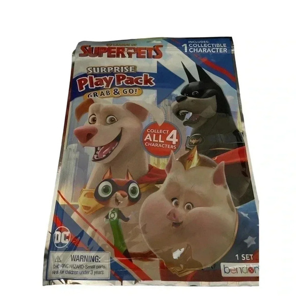 DC Justice League of Super Pets Play Pack Grab & Go - Picture 1 of 2
